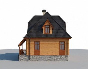 Проект деревянного дома 10-2181