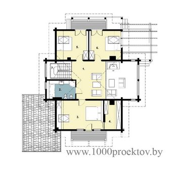 Проект деревянного дома 1612