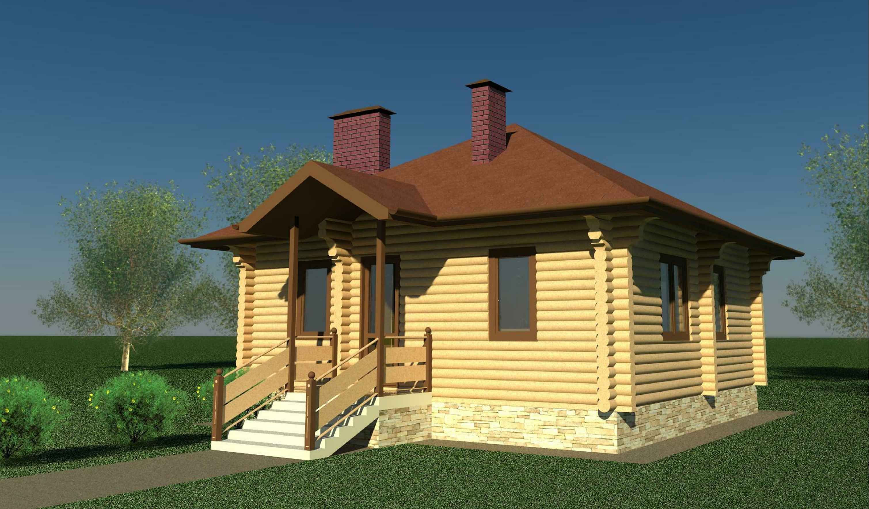Проект деревянного дома 1573