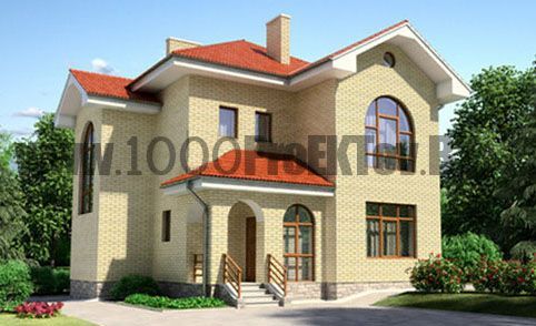 Проект каменного дома 1087