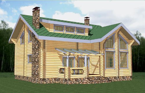 Проект деревянного дома 1559