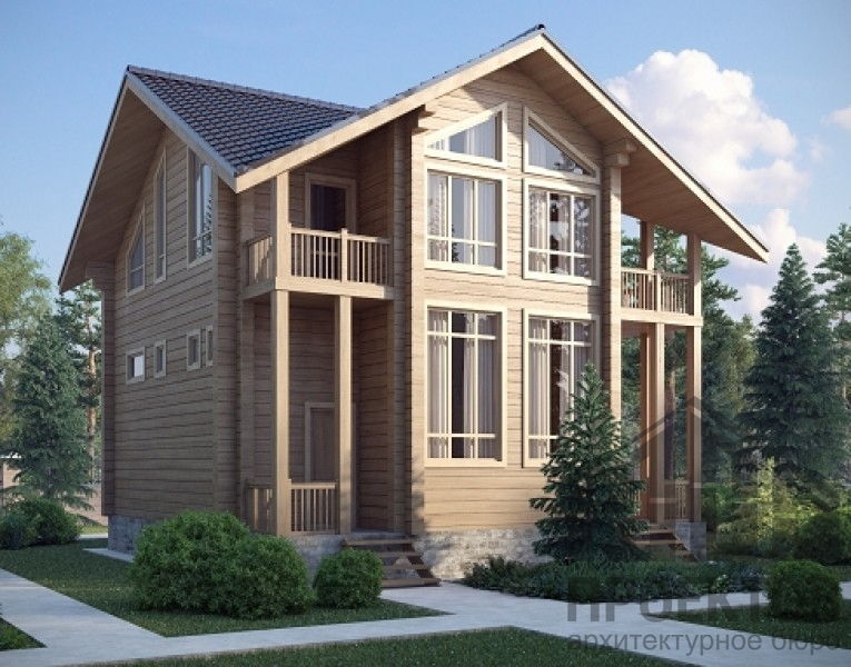 Проект деревянного дома 10-2011