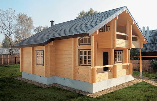 Проект деревянного дома 1560