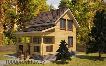 Проект деревянного дома 3-21
