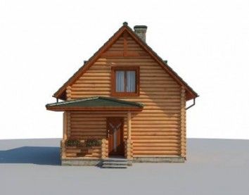 Проект деревянного дома 10-2252