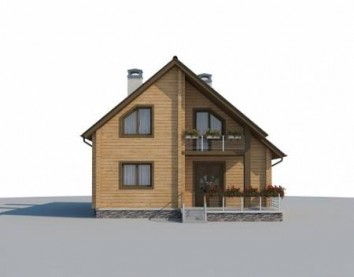 Проект деревянного дома 10-2123-4