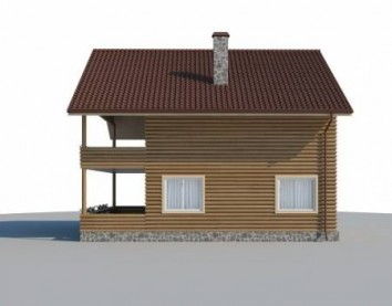 Проект деревянного дома 10-2097